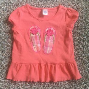 Gymboree Short Sleeve Coral Shirt, 5T